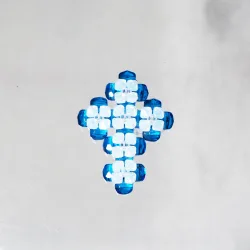  - Brooch Undine -  - Laiton argenté